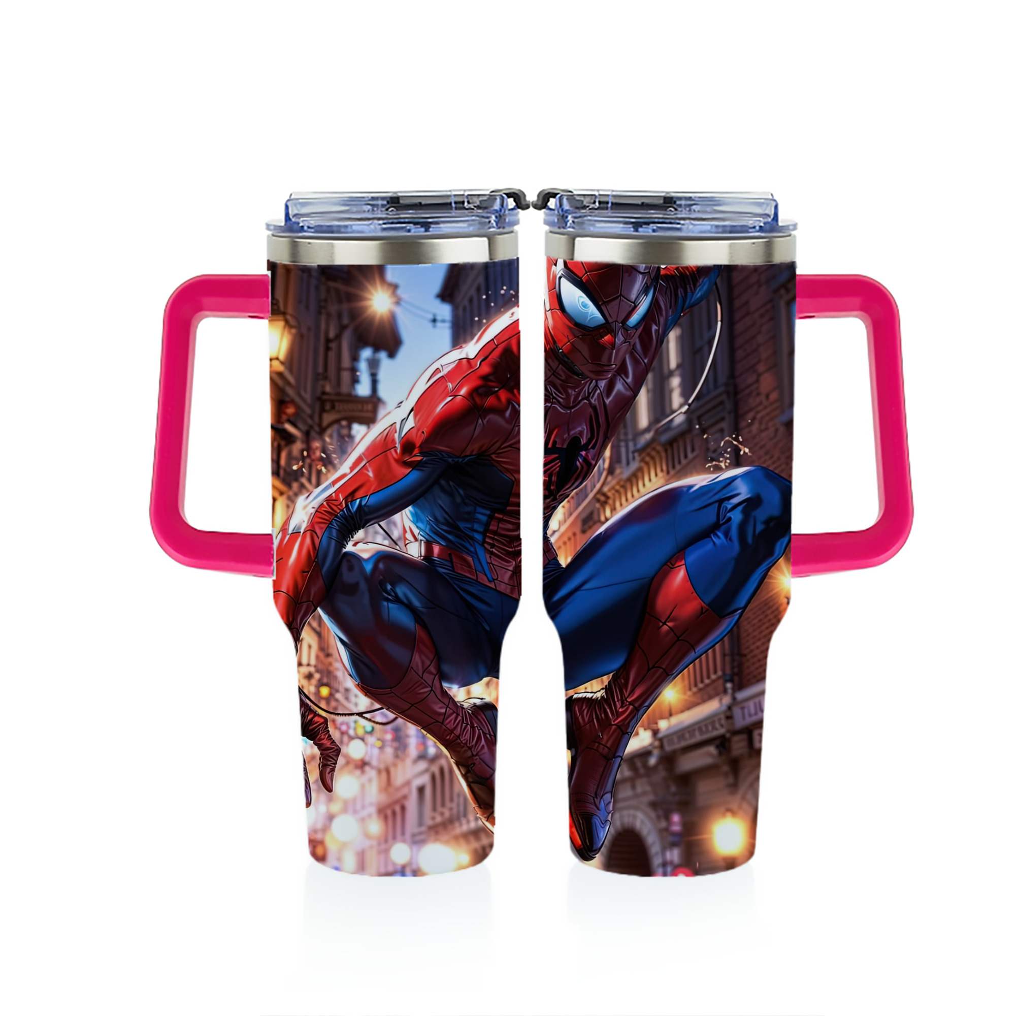 （画像用） Spider Man スパイダーマン 1200ｍLフルプリント車用タンブラー